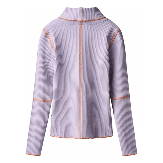 T-shirt Col Roulé Rennie | 	Lilas