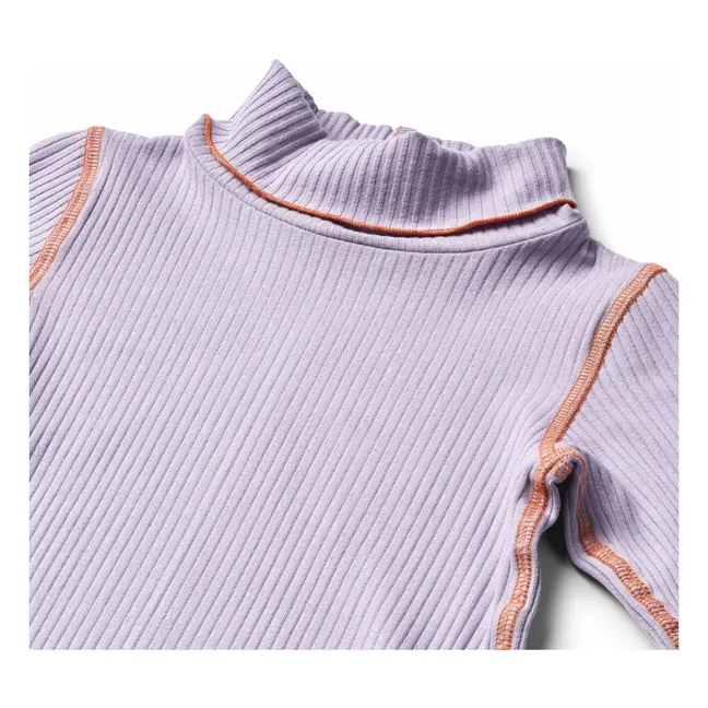 Rennie Rollkragen T-Shirt | Flieder