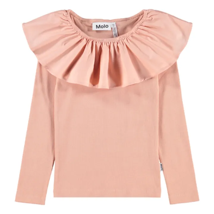 T-shirt Renate Coton Bio | Rose- Image produit n°0