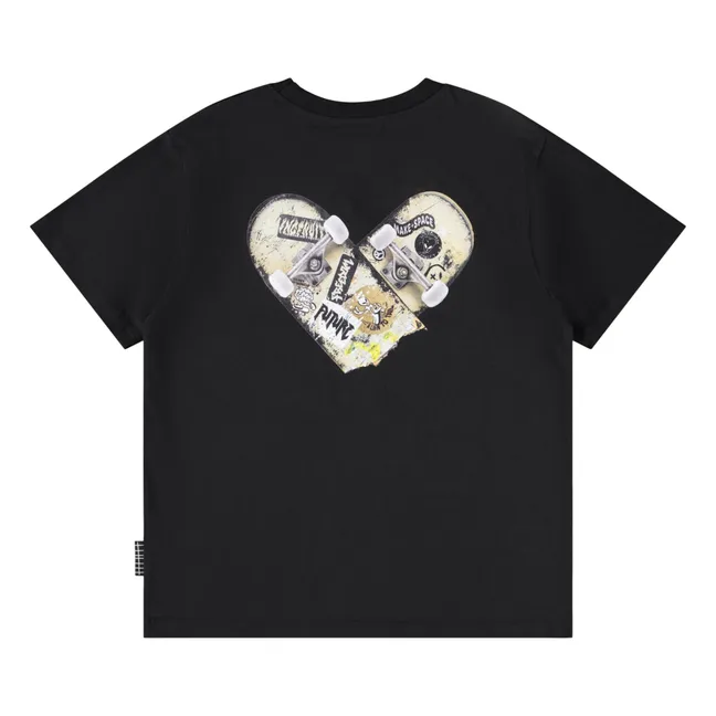 Rodney Skate Love organic cotton T-shirt | Black