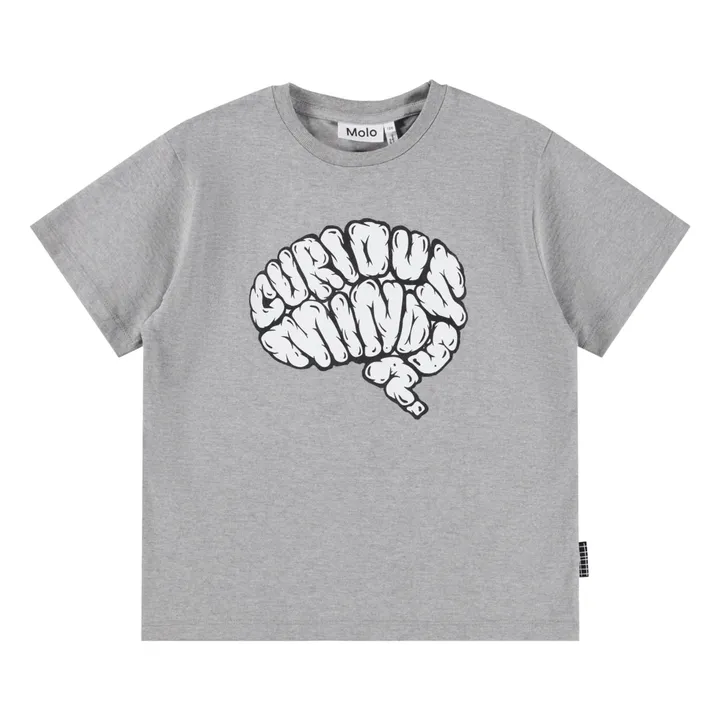 T-shirt Riley Coton Bio | Gris- Image produit n°0