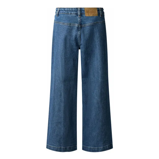 Adina Organic Cotton Jeans | Navy blue