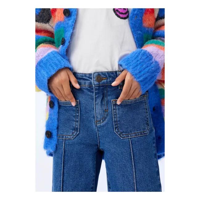 Adina Organic Cotton Jeans | Navy blue