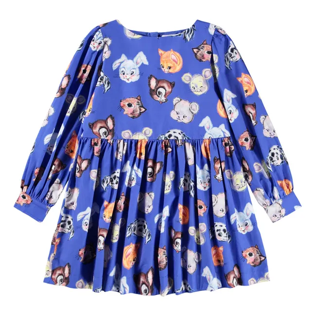 Robe Cleo Coton Bio | Bleu