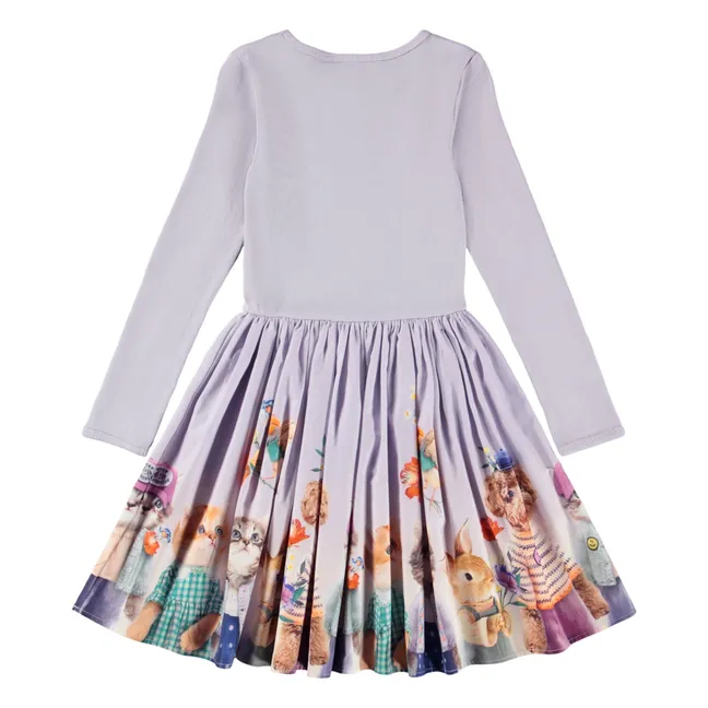 Robe Casis Coton Bio | 	Lilas
