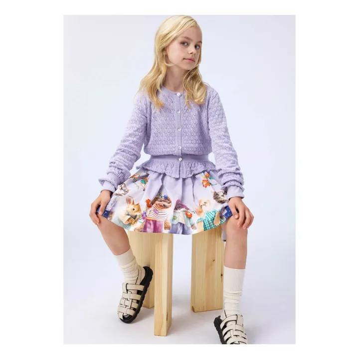 Robe Casis Coton Bio | 	Lilas- Image produit n°1