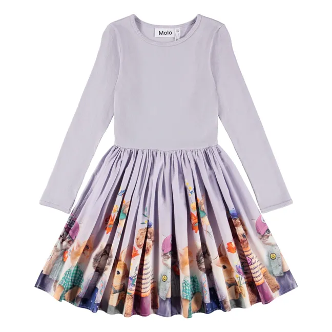 Robe Casis Coton Bio | 	Lilas