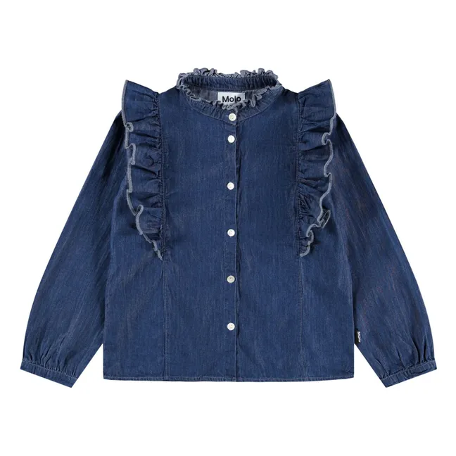 Blouse Raphaella Coton Bio | Bleu marine