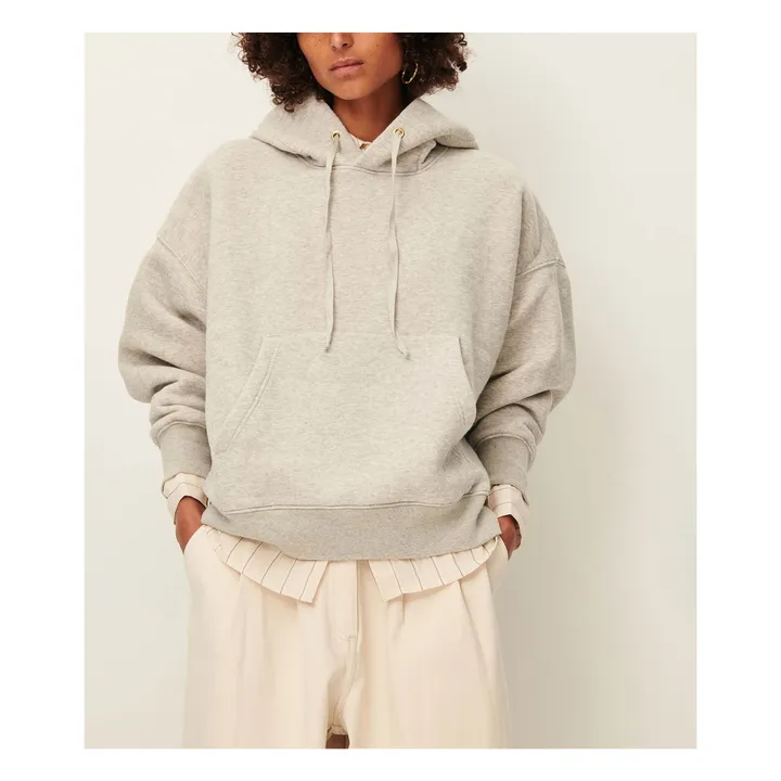 Sweat Hoodie | Gris chiné- Image produit n°1
