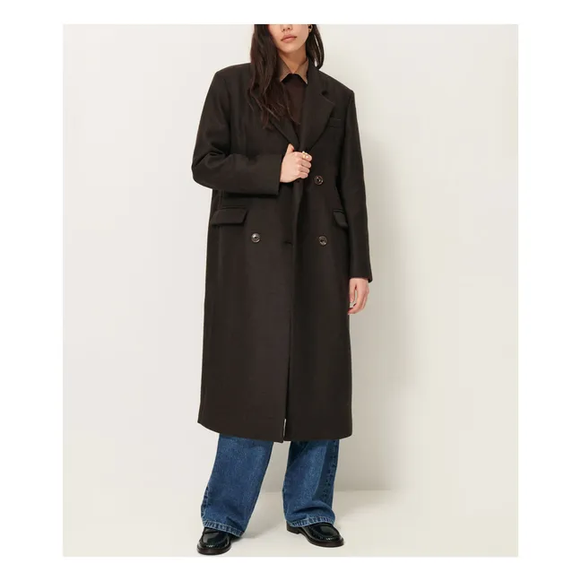 Manteau Nara Laine | Marron