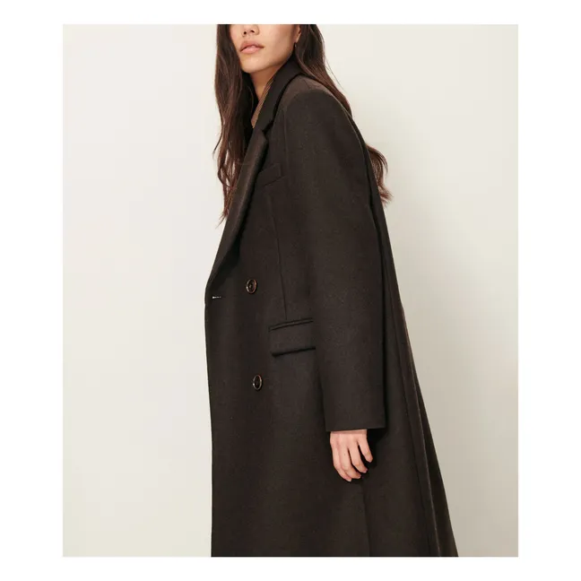 Manteau Nara Laine | Marron