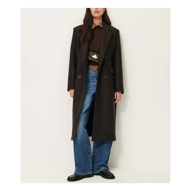 Manteau Nara Laine | Marron