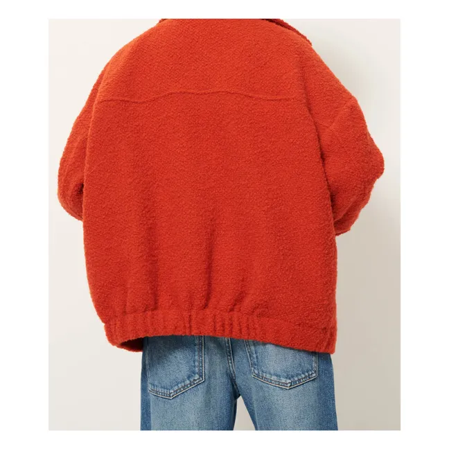 Morrison Wool Coat | Orange