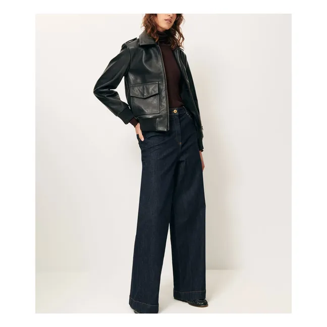 Blouson Miley Cuir | Noir