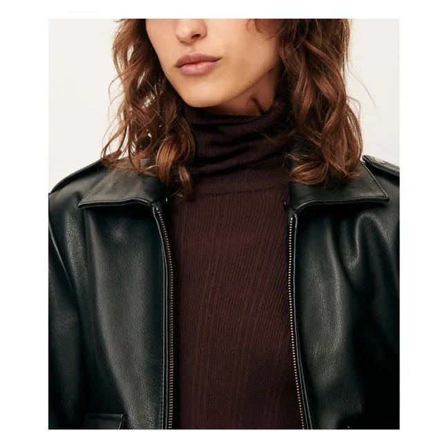 Blouson Miley Cuir | Noir