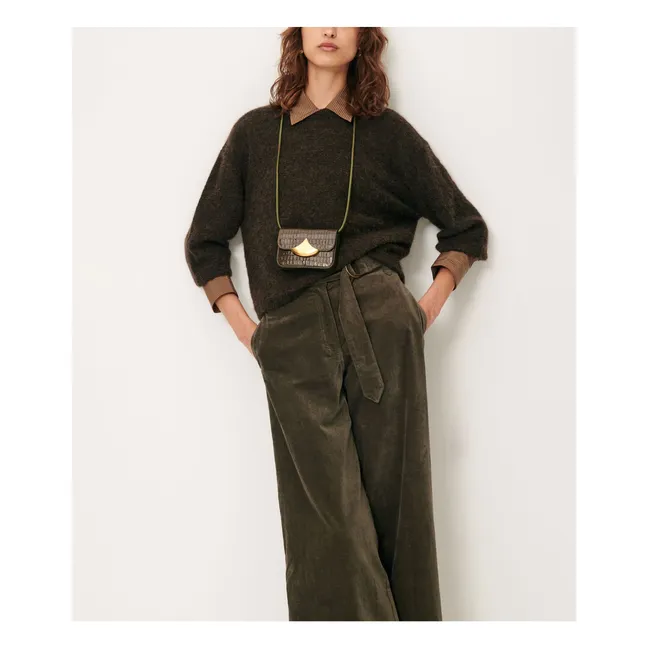 Pull London Alpaga | Vert Lichen