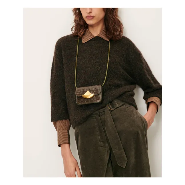 Pull London Alpaga | Vert Lichen