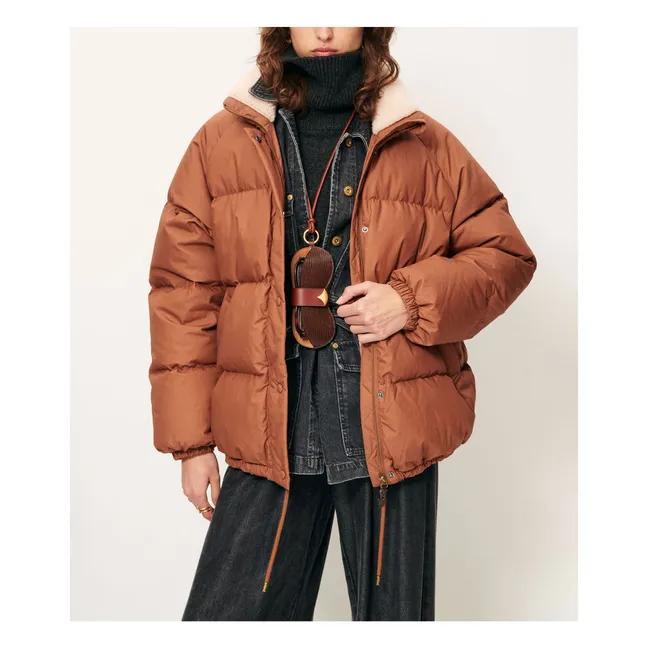 Livingstone organic cotton down jacket | Camel