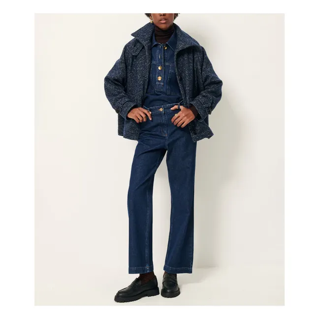 Manteau Lee Valley Carreaux Fibres Recyclées | Marron