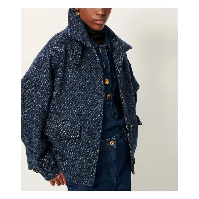 Manteau Lee Valley Carreaux Fibres Recyclées | Marron