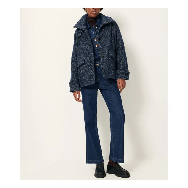 Manteau Lee Valley Carreaux Fibres Recyclées | Marron