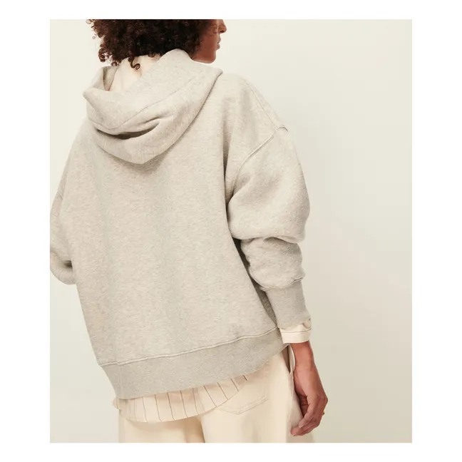 Sweat Hoodie | Gris chiné