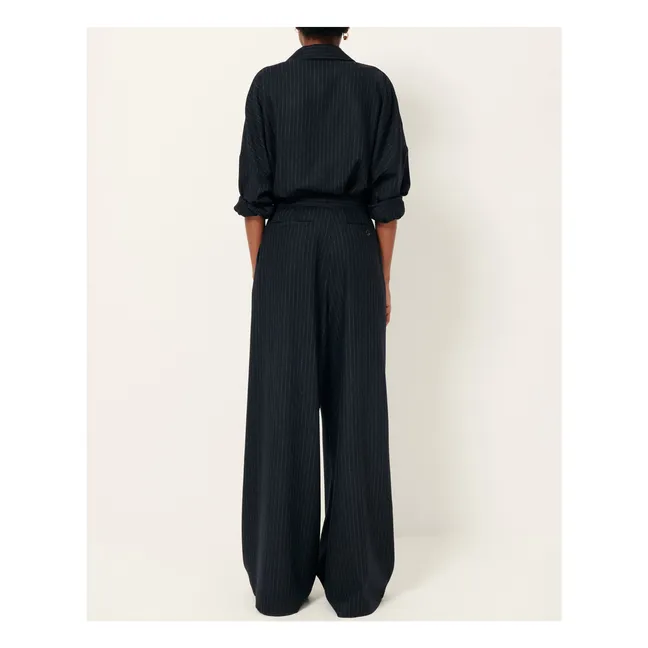 Sur-Chemise Wiltonia Rayée | Bleu marine