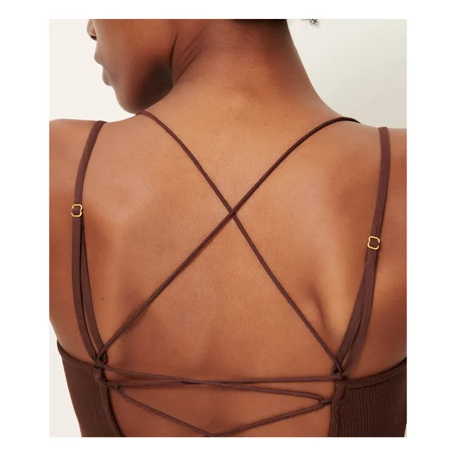 Robe Sweet Mambo Fibres Recyclées | Marron