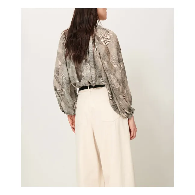 Blouse Salva Soie | Gris