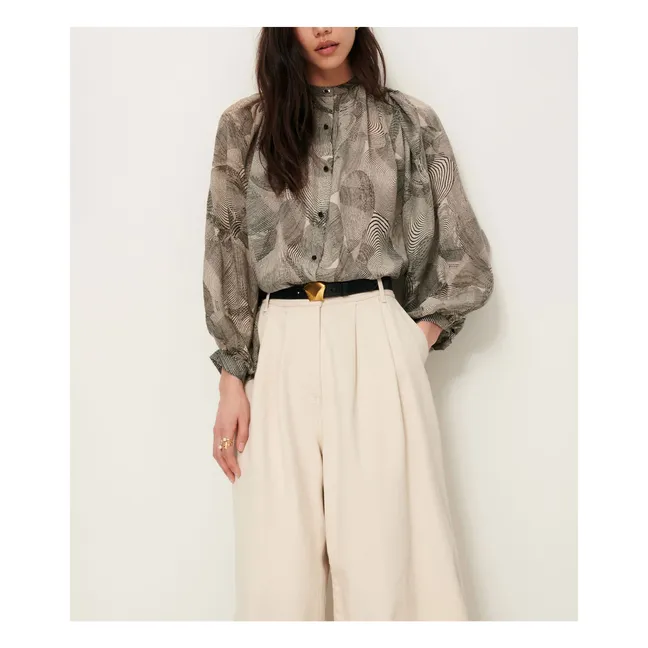 Blouse Salva Soie | Gris
