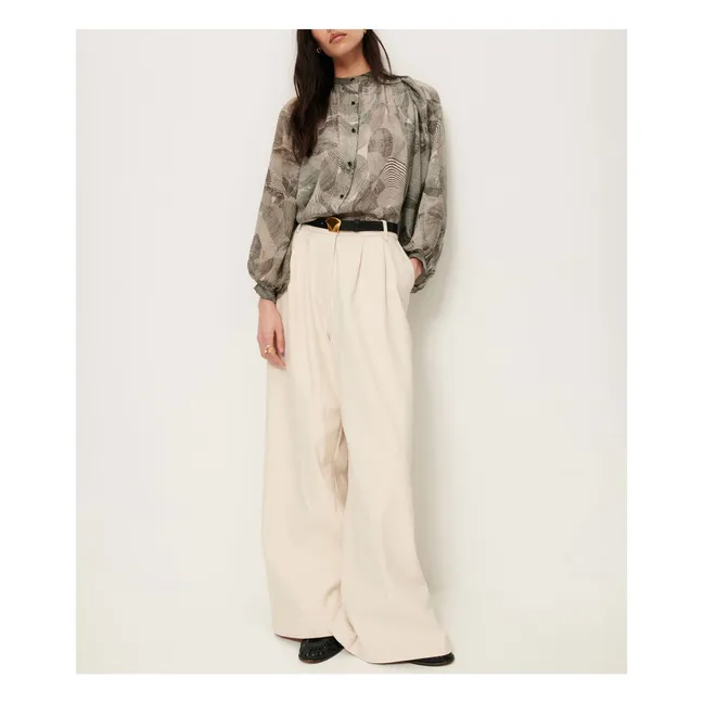 Blouse Salva Soie | Gris