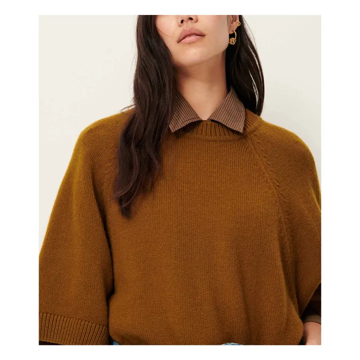 Renzo Wool Sweater | Bronze- Product image n°3