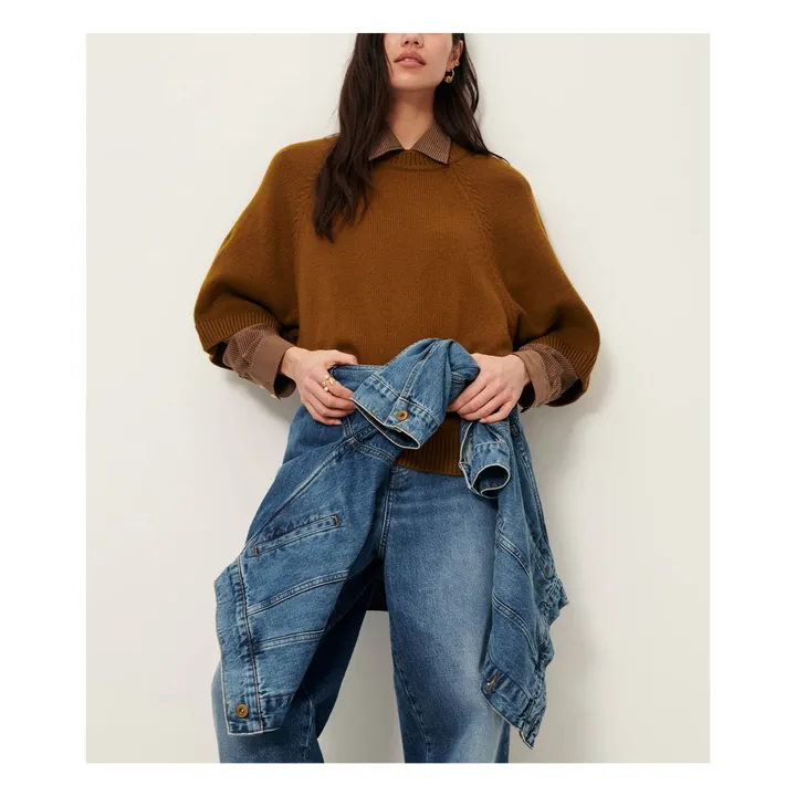 Renzo Wool Sweater | Bronze- Product image n°1