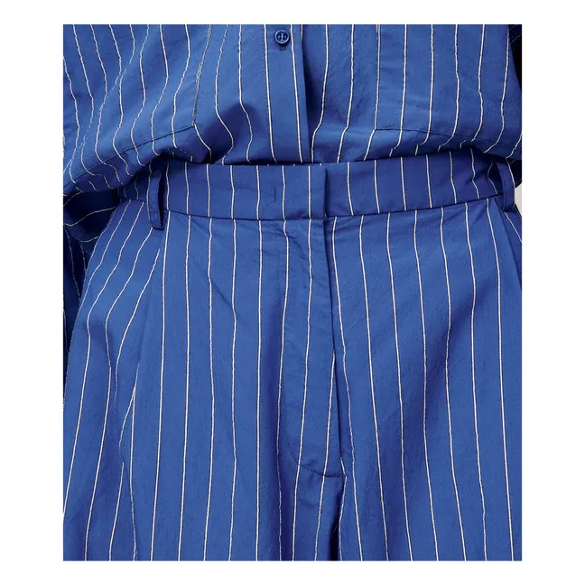 Pantalon Provencia Rayé | Bleu