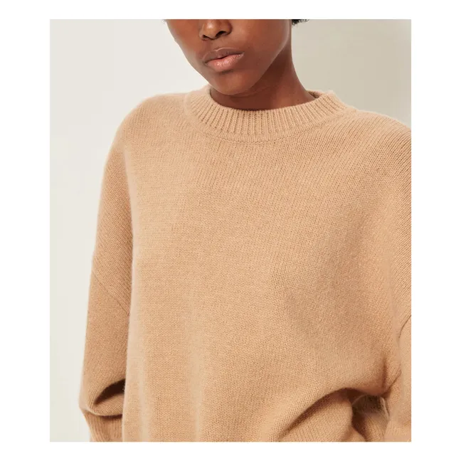 Pull Oversize Beyeler Laine Mérinos | Beige