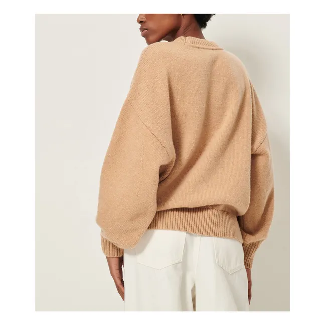 Pull Oversize Beyeler Laine Mérinos | Beige