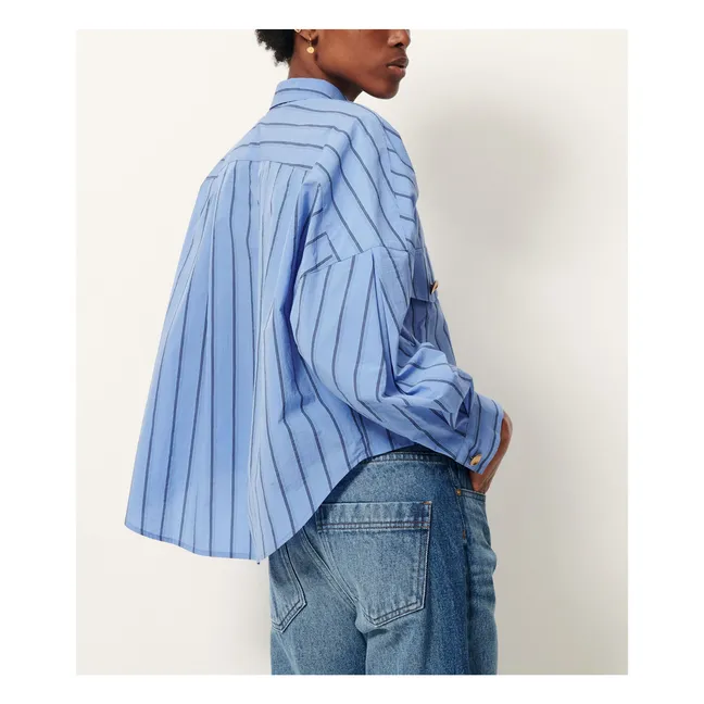 Chemise Balanca Rayée | Bleu
