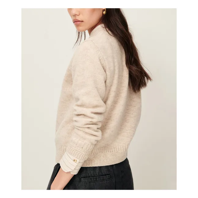 Pull Silty Laine Mérinos | Ecru