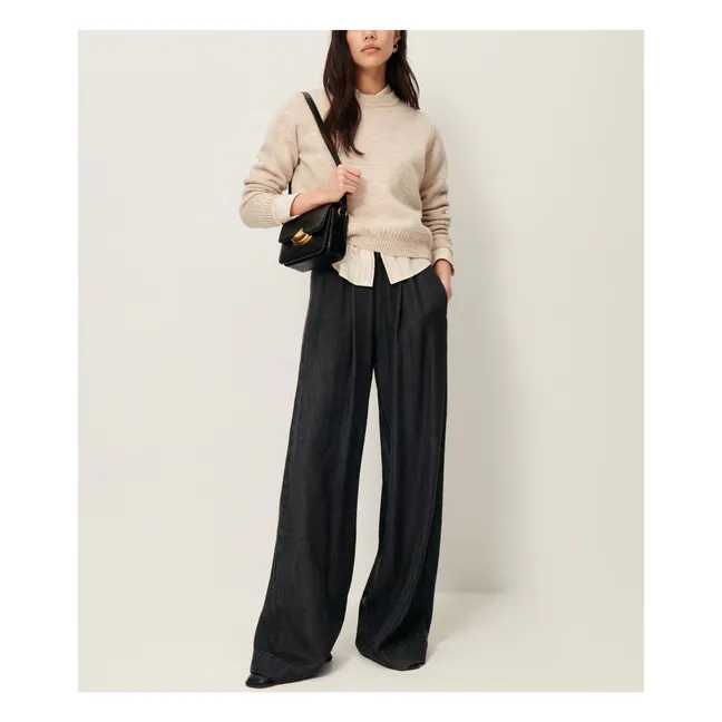 Pull Silty Laine Mérinos | Ecru