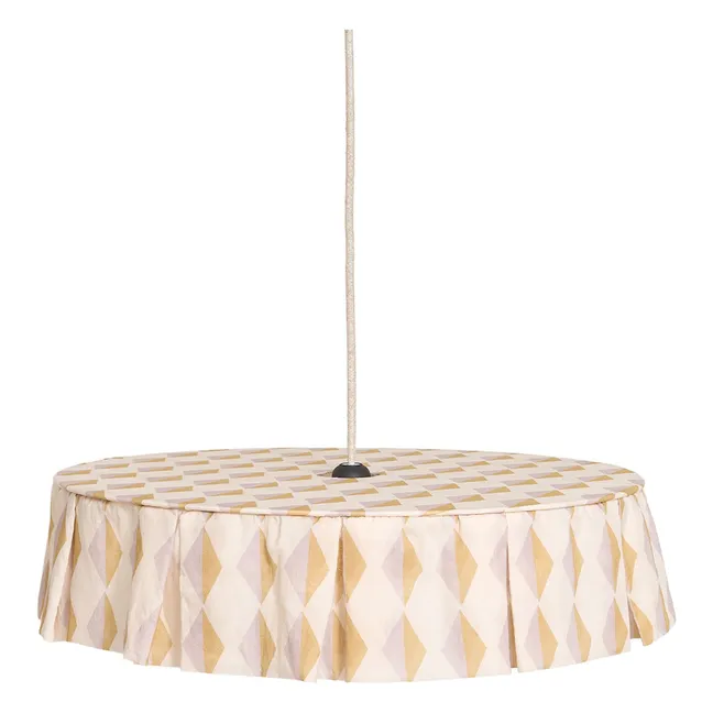 Abat-jour Vibes en voile de coton bio | 	Lilas