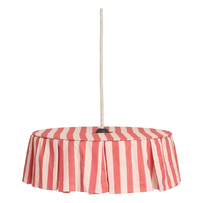 Pantalla Vibes de gasa de algodón orgánico a rayas | Rojo