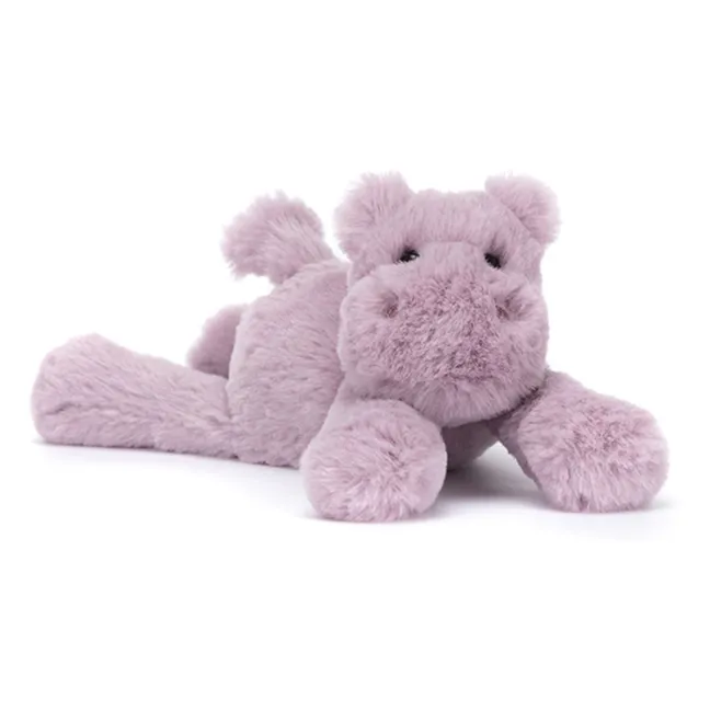 Lying Hippo plush | Purple