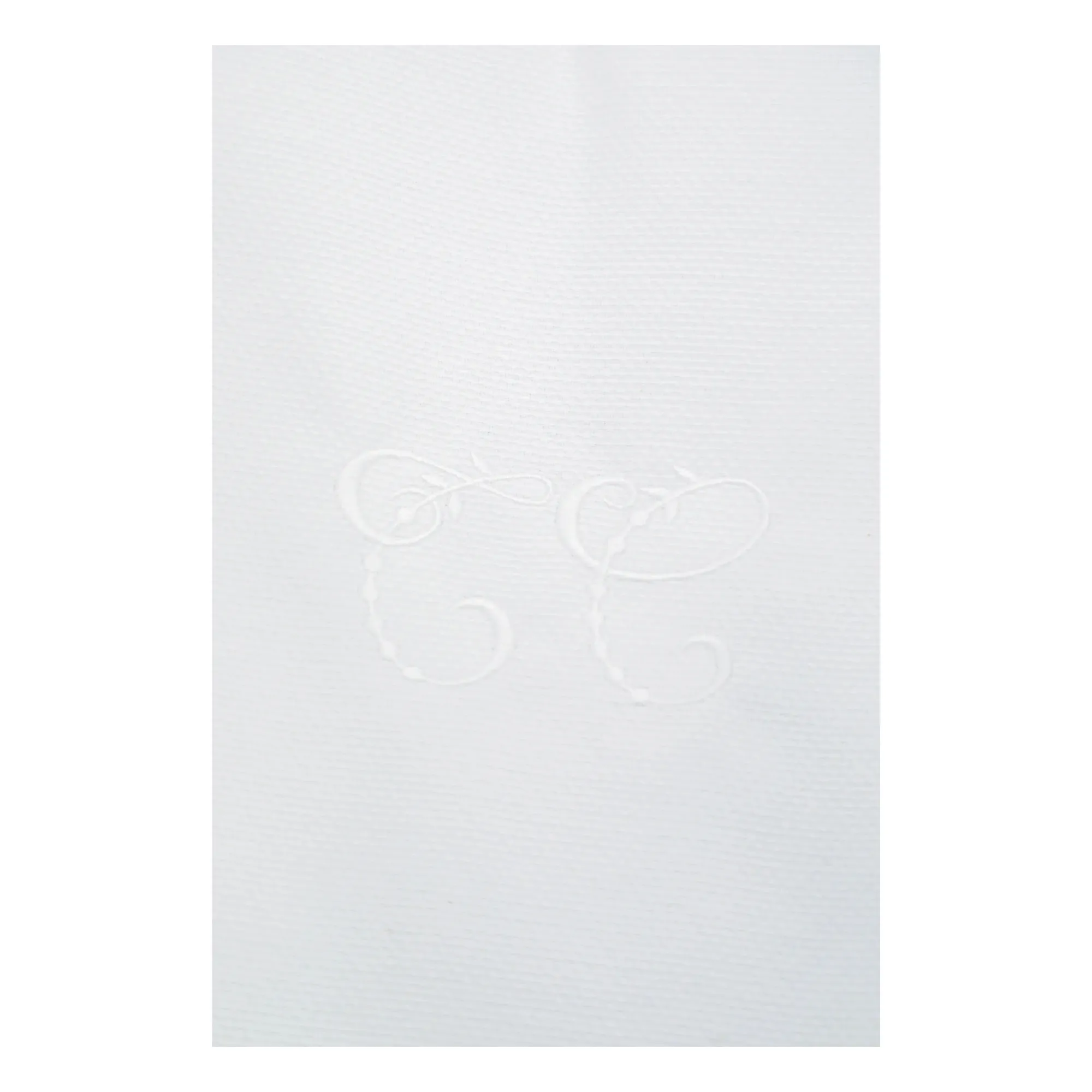 Couffin tressage feuilles de palme | Blanc- Image produit n°4