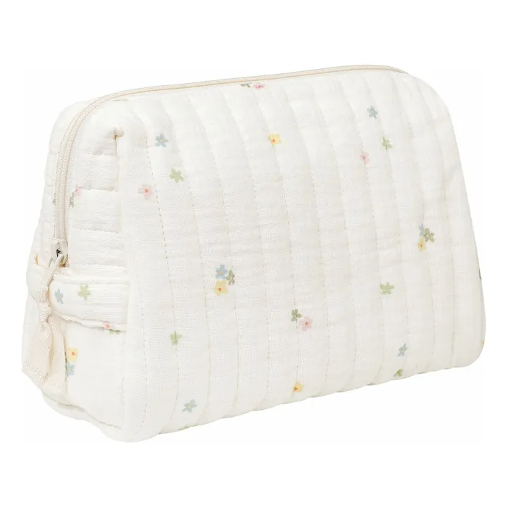 Soft Spot - Soft Spot - Trousse de toilette Daisies en coton bio