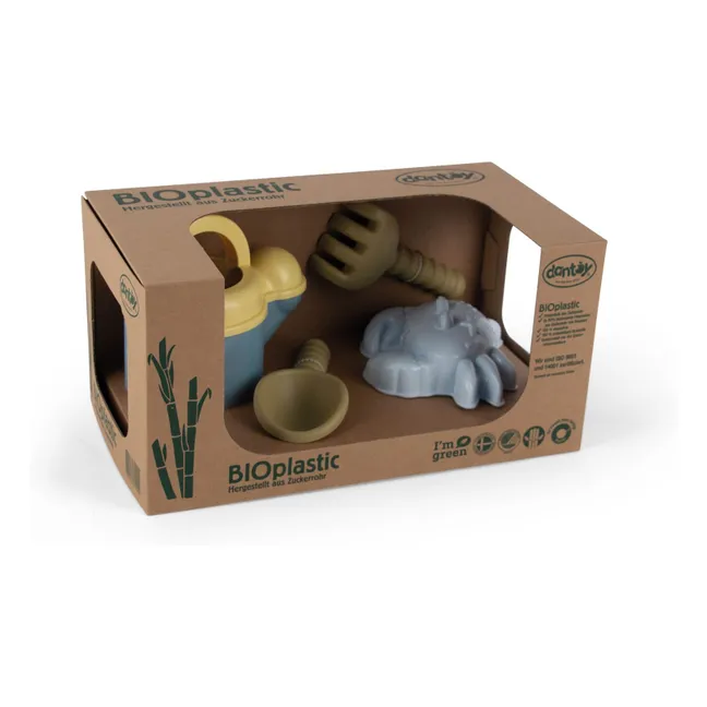 Set de plage en bioplastique | Bleu