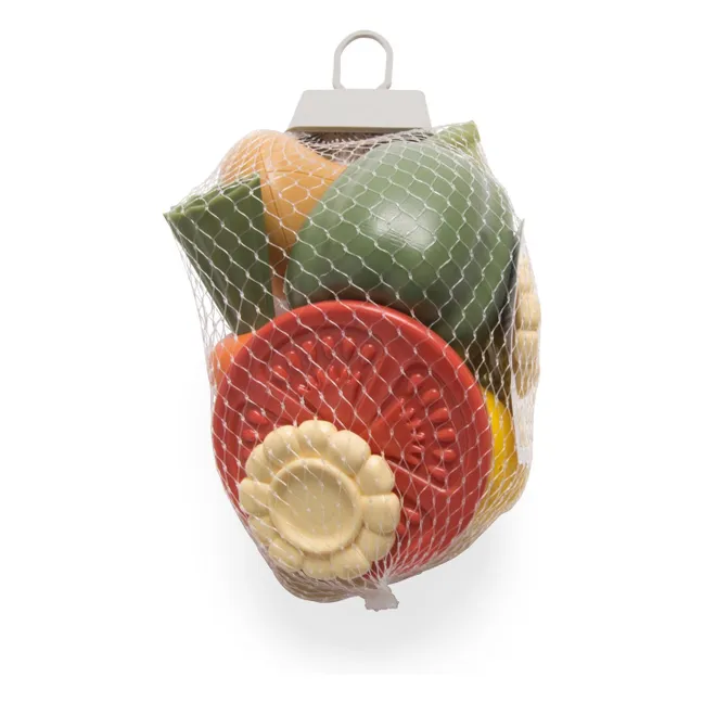 Frutas y verduras de bioplástico - Lote de 10