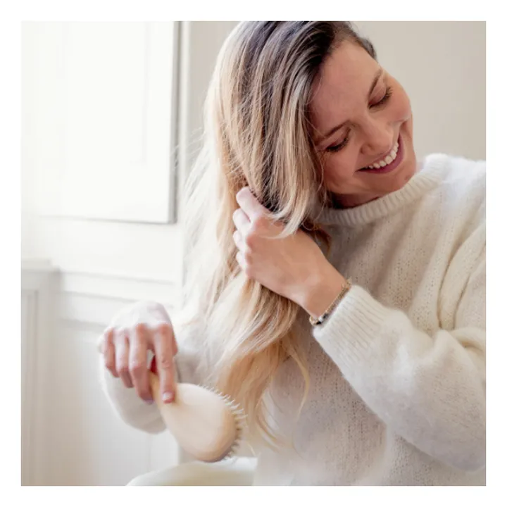 Brosse Soin et Brillance en poils de sanglier  | Bois clair- Image produit n°1