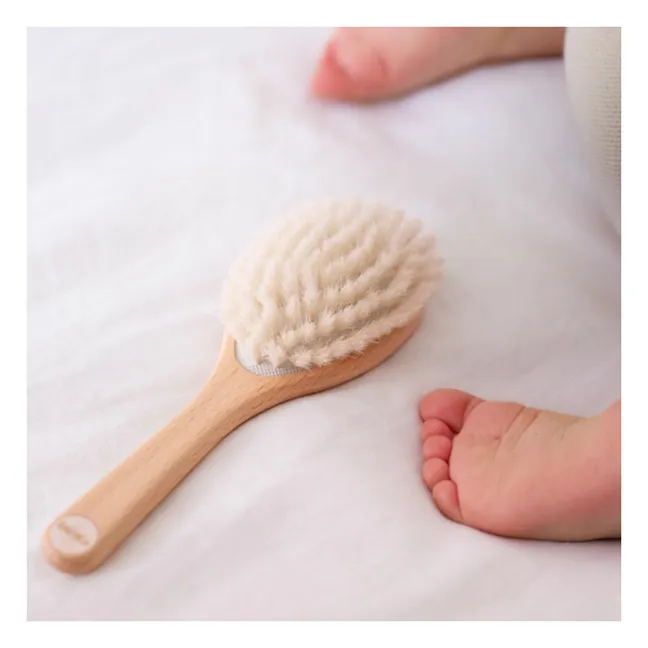 Brosse de soin pour les bébés  | Bois clair