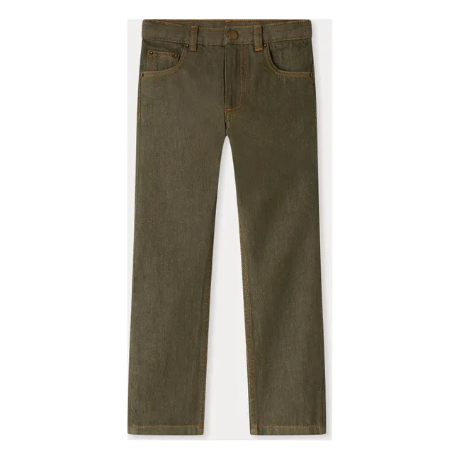 Jean Jagger Coton Bio | Vert kaki
