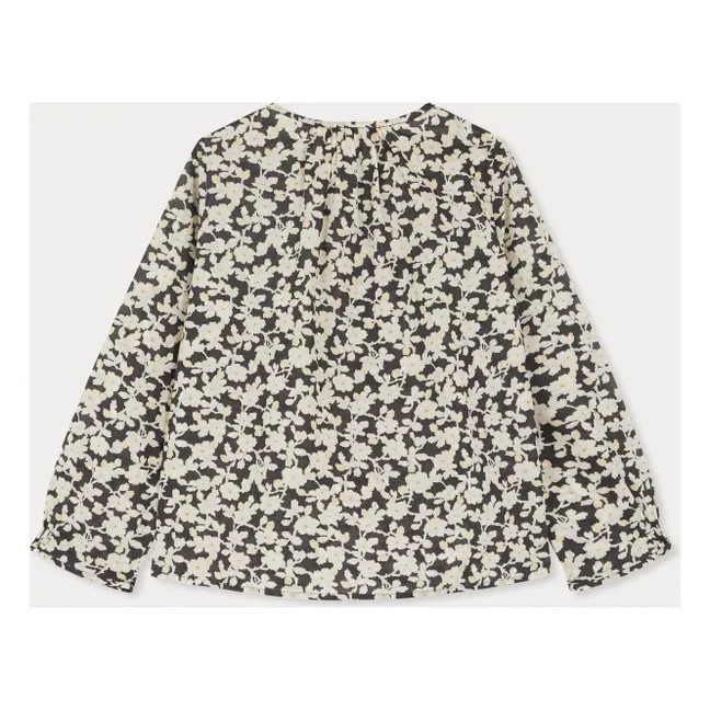 Biancarosa organic cotton blouse | Black